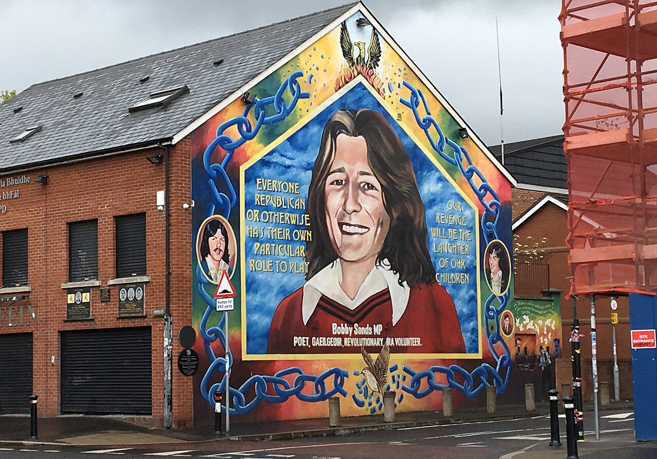 Bobby Sands mural, Falls Road, Belfast