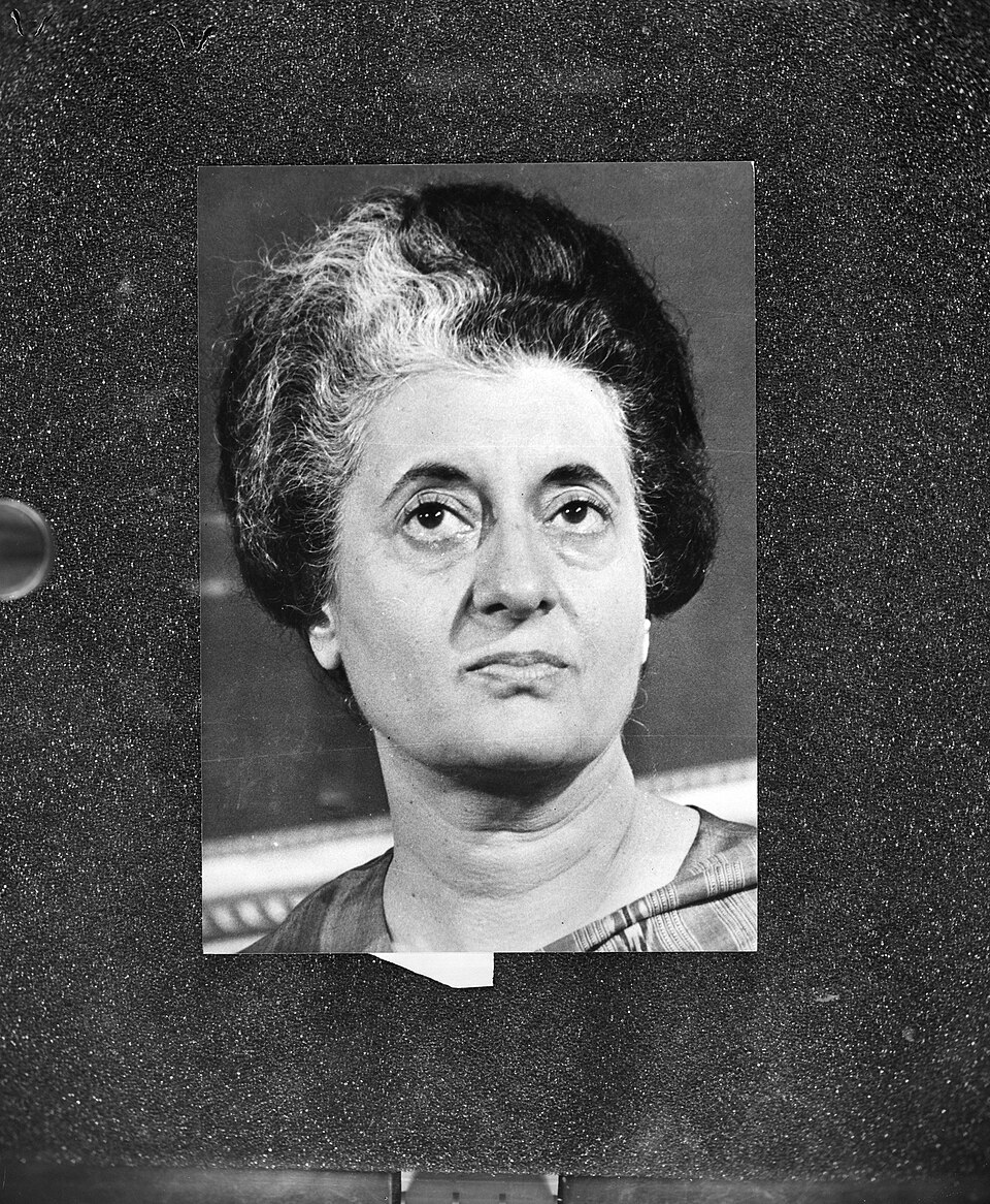 Indira Gandhi, filed in the Anefo series "Elections in India", 21 March 1977