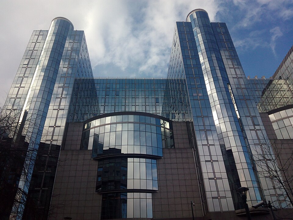 European Parliament buildings, Espace Léopold, Brussels, 2016