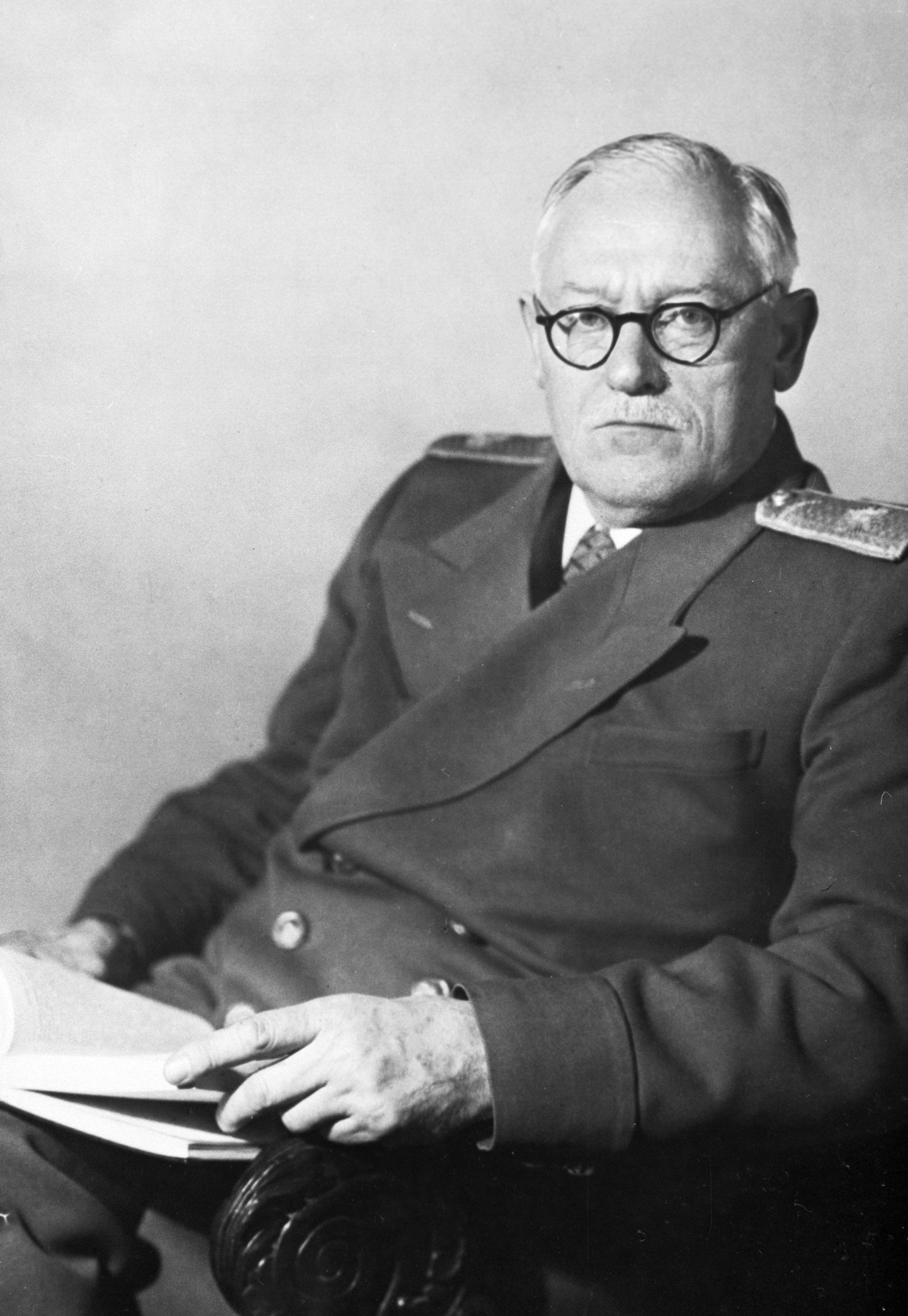 Andrei Vyshinsky, chief prosecutor at all three trials, photographed in 1940