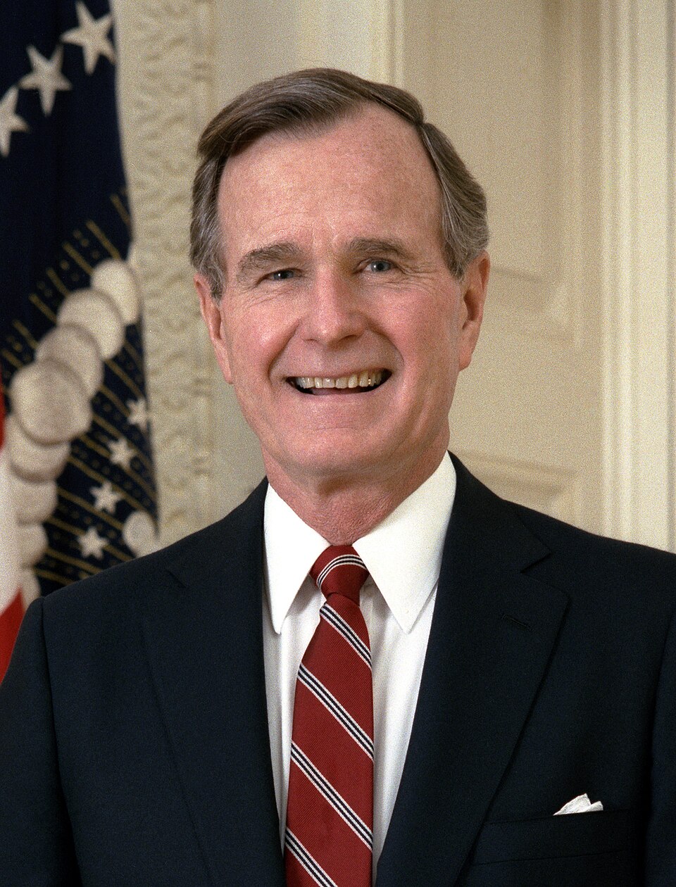 George H. W. Bush, official presidential portrait, 1989