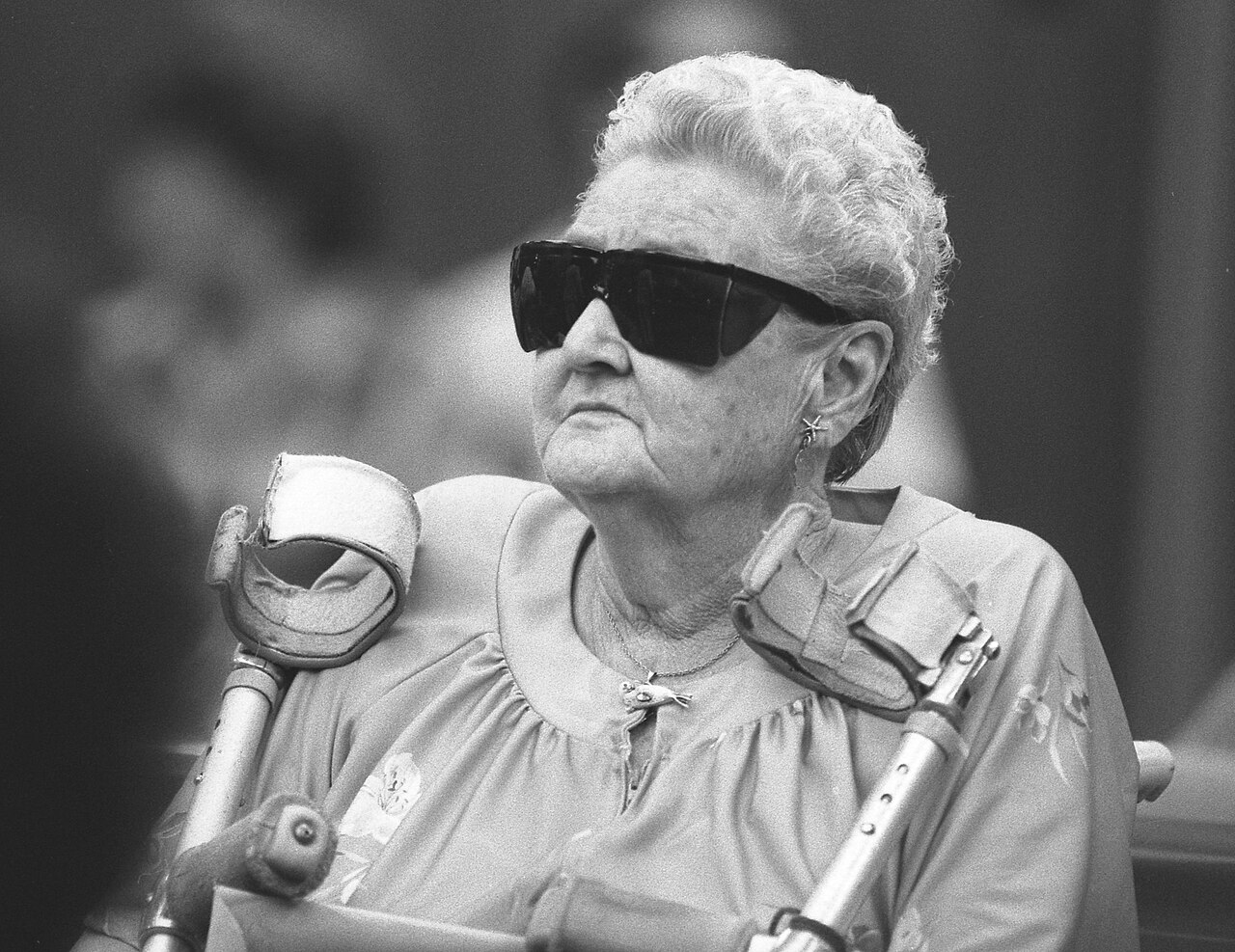 Virginia McMartin at the preliminary hearing, 18 August 1984