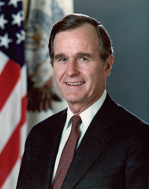 George H. W. Bush, official vice-presidential portrait, about 1981