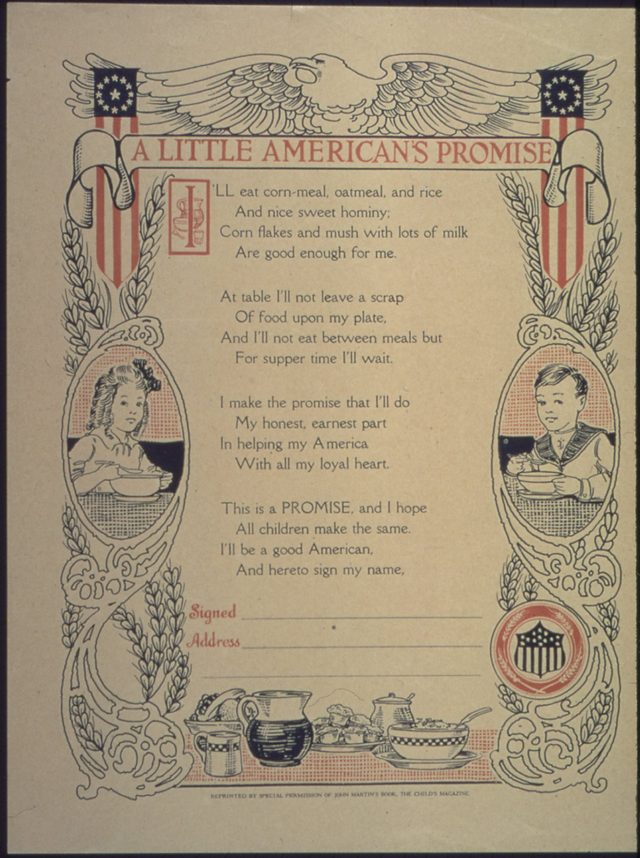 A Little American's Promise