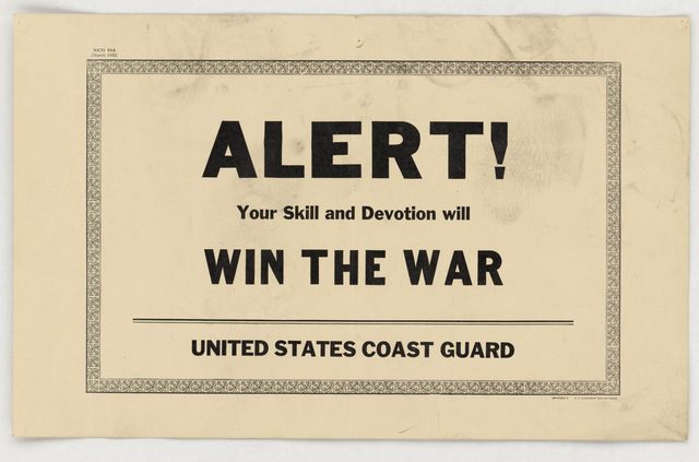 Alert! Your skill and devotion will win the war