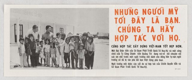 Những người Mỹ tới đây là bạn. Chúng ta hãy hợp tác với họ (Americans Come as Friends. Let's Cooperate With Them)