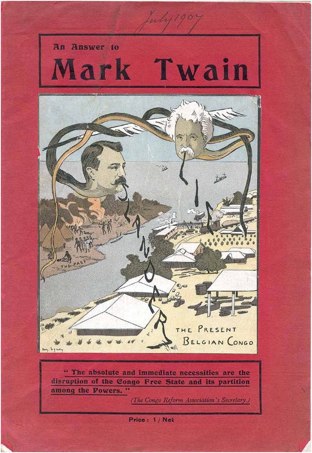 An Answer to Mark Twain (Brussels pamphlet cover, 1907)