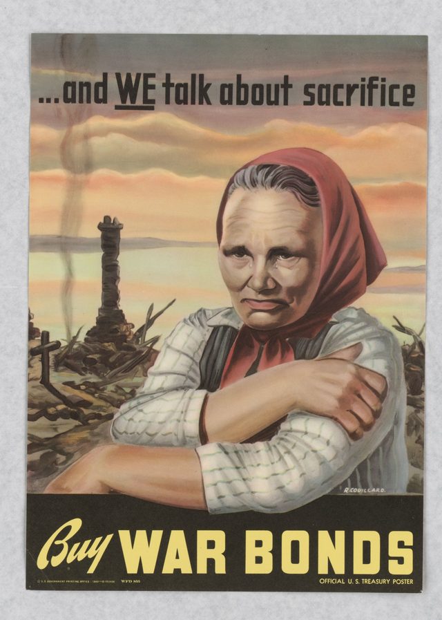 ...and WE talk about sacrifice