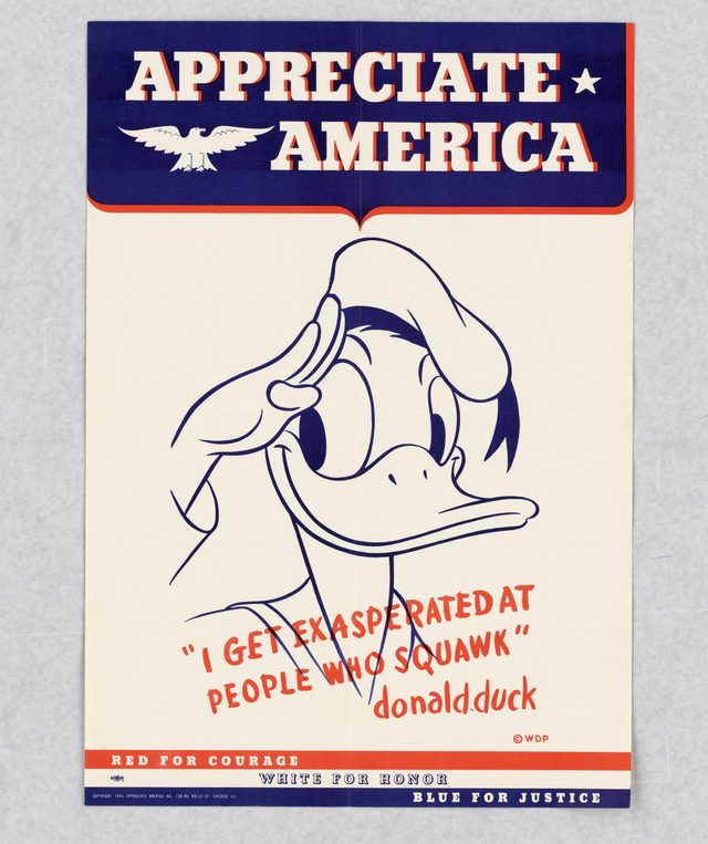 I get exasperated at people who squawk (Donald Duck)