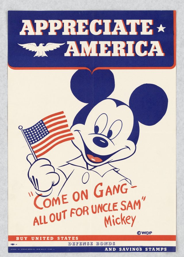Come on gang, all out for Uncle Sam (Mickey Mouse)