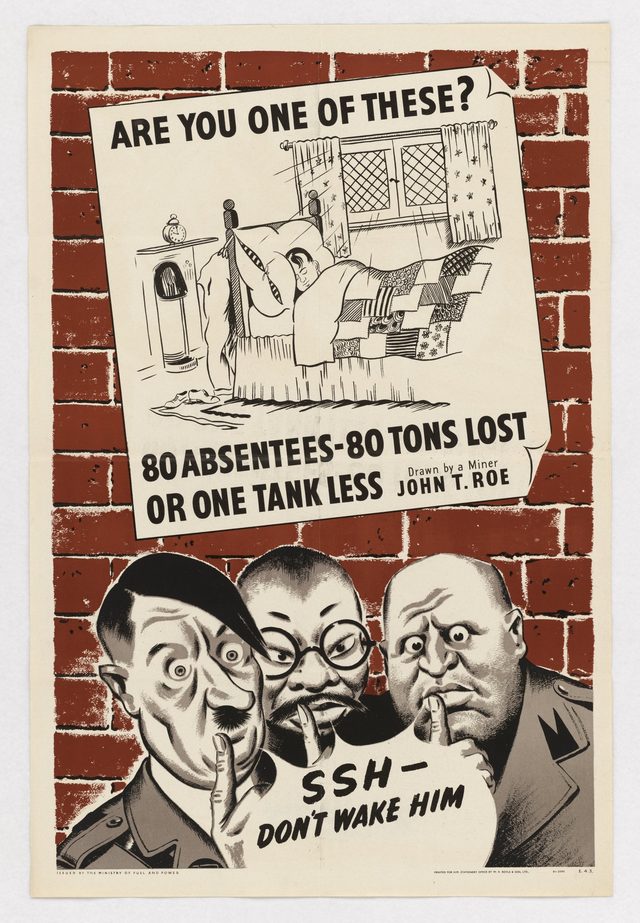 Are You One of These? 80 Absentees - 80 Tons Lost or One Tank Less (Ssh - Don't Wake Him)