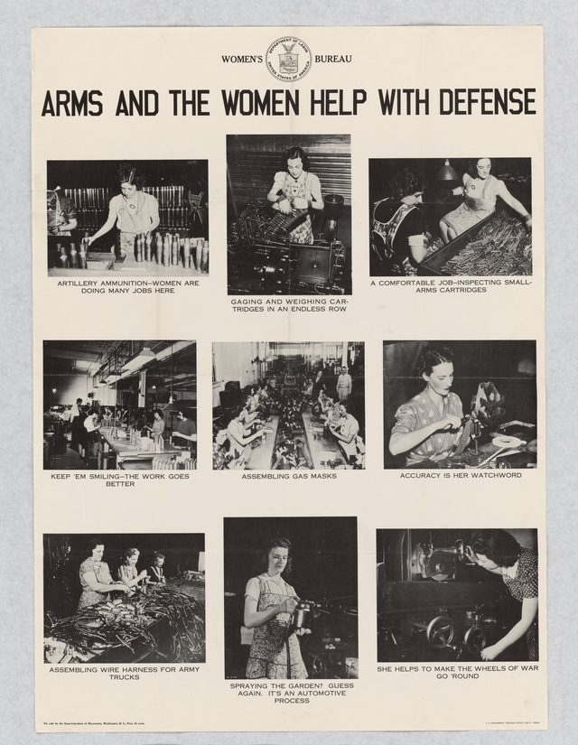 Arms and the women help with defense