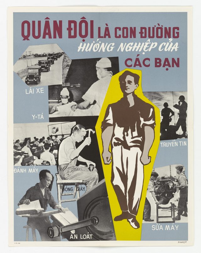 Army Is Your Career Path poster, PPB-333 (Vietnamese, Saigon)
