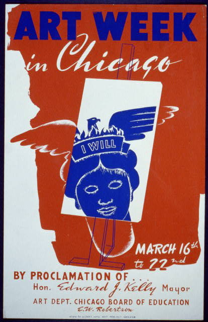 "Art Week in Chicago" (Illinois WPA Art Project, 1936-1941)
