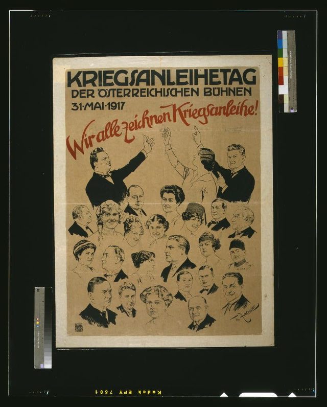 Kriegsanleihetag der Österreichischen Bühnen, 31 May 1917 (Th. Fasche)