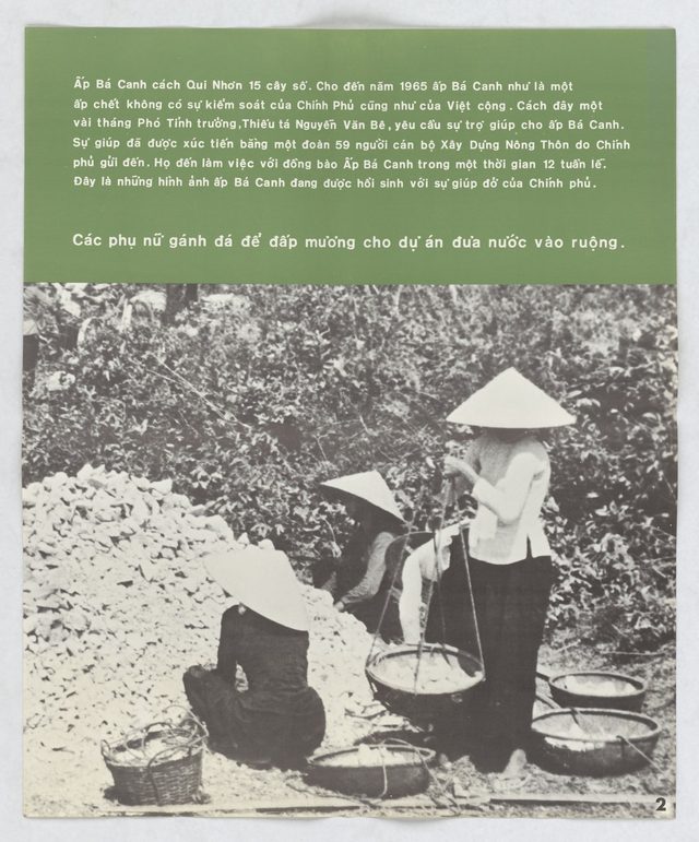 Ba Canh Hamlet: Women Carry Stones to Build Ditches