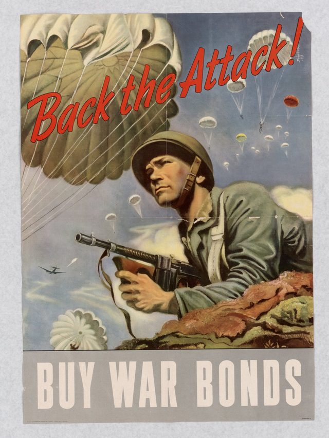 Back the attack! Buy war bonds