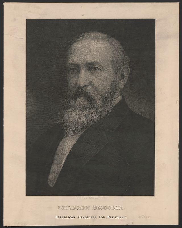 Benjamin Harrison, Republican candidate for president