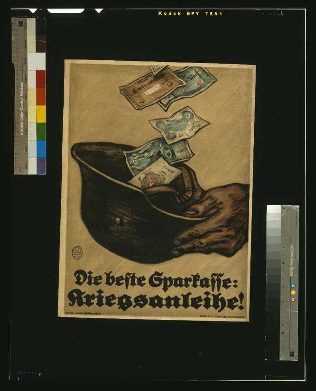Die beste Sparkasse: Kriegsanleihe! (The Best Savings Bank: War Loan!)
