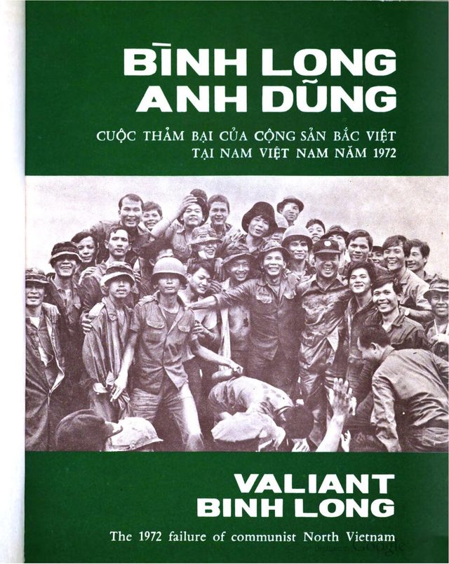 Bình Long Anh Dũng / Valiant Binh Long (booklet cover)