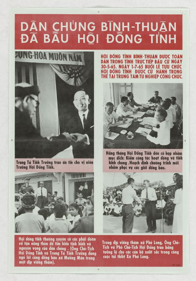 Dân chúng Bình-Thuận đã bầu Hội đồng tỉnh (The People of Binh Thuan Have Elected a Provincial Council)