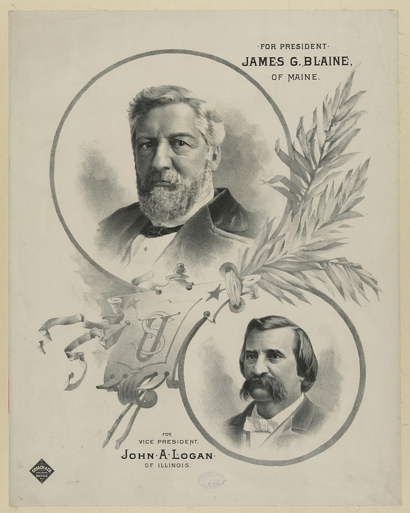 For president James G. Blaine, of Maine - for vice president John A. Logan, of Illinois, Cosack & Co., 1884