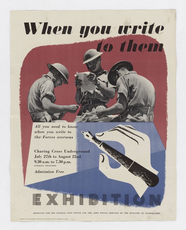 When You Write to Them: Exhibition (Charing Cross Underground)