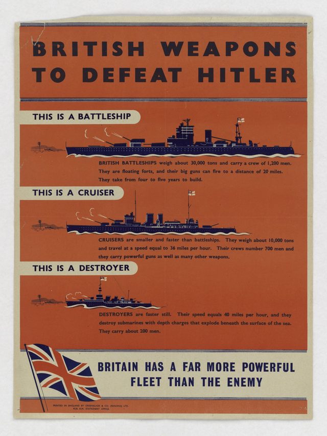 British Weapons to Defeat Hitler - Britain Has a Far More Powerful Fleet Than the Enemy