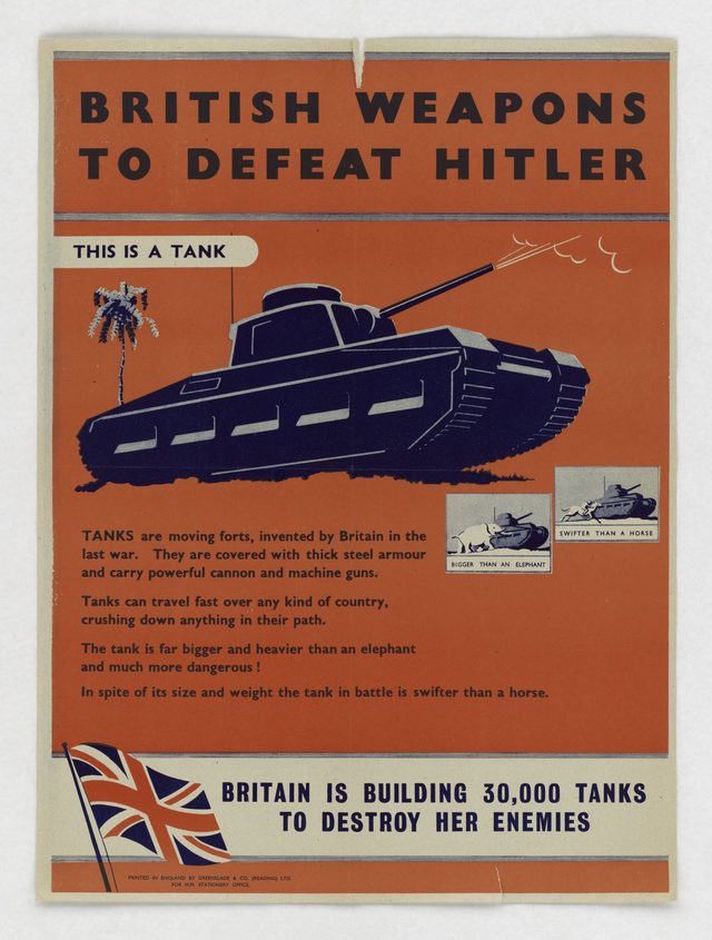British Weapons to Defeat Hitler - Britain is Building 30,000 Tanks to Destroy Her Enemies