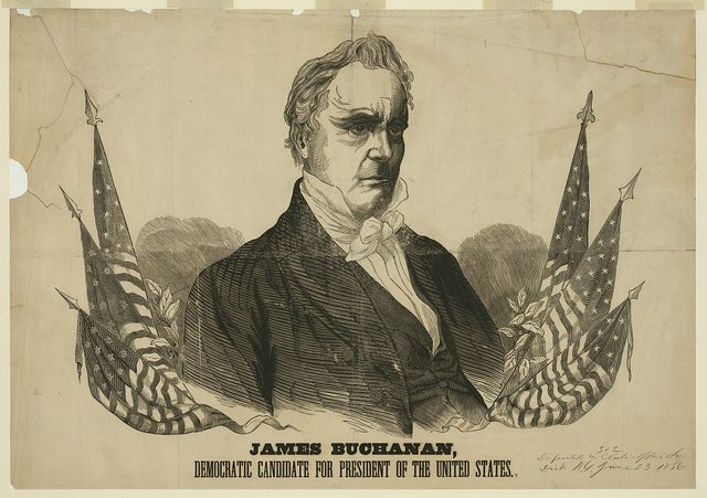 James Buchanan campaign banner (Baker & Godwin, 1856)