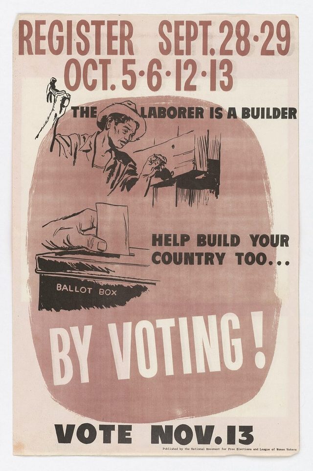 By Voting! (Help Build Your Country Too)
