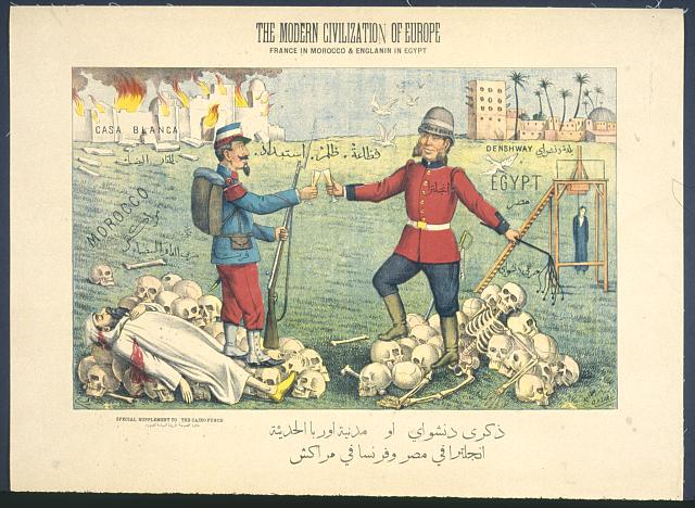 The Modern Civilization of Europe: France in Morocco & England in Egypt (Cairo Punch supplement)