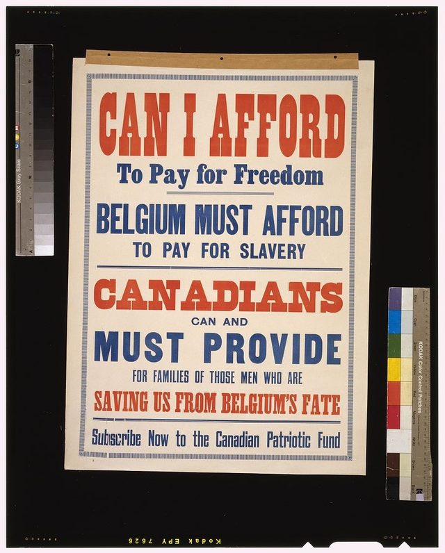Can I Afford to Pay for Freedom (Canadian Patriotic Fund)