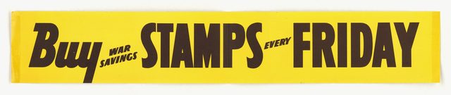 Buy War Savings Stamps Every Friday [2]