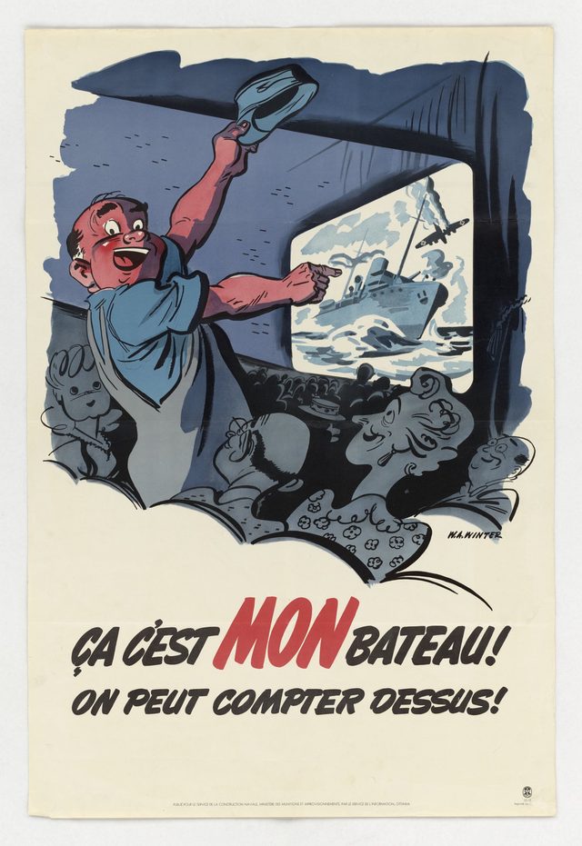 Ça c'est MON bateau! On peut compter dessus! [That's MY ship! You can count on it!]