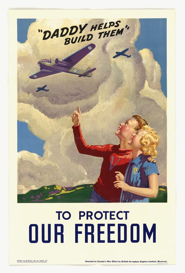 "Daddy Helps Build Them" To Protect Our Freedom