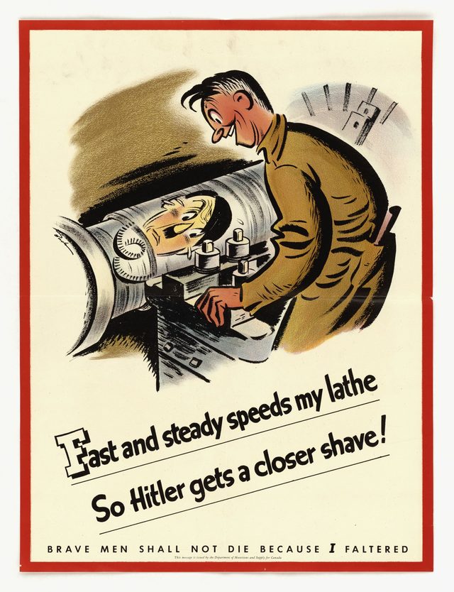 Fast and Steady Speeds My Lathe So Hitler Gets a Closer Shave!