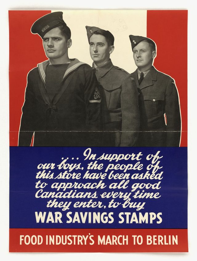 Food Industry's March to Berlin (War Savings Stamps)