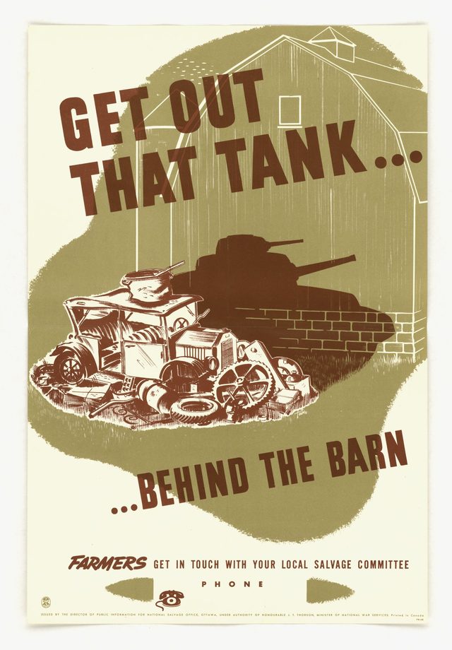 Get out that tank ... behind the barn