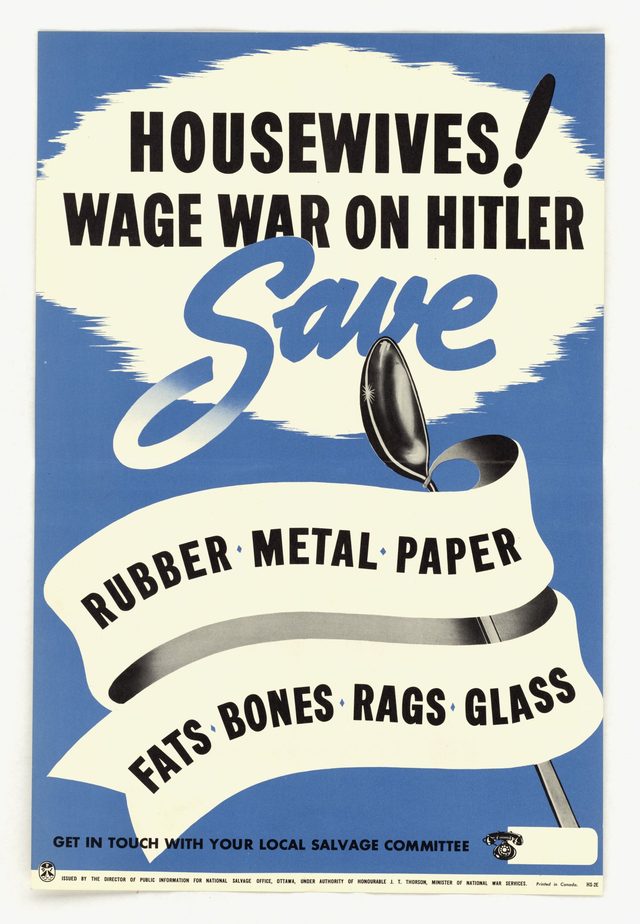 Housewives! Wage War on Hitler - Save