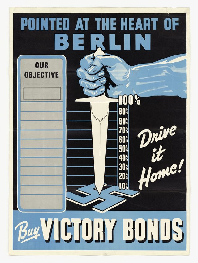 Pointed at the Heart of Berlin - Drive It Home! Buy Victory Bonds
