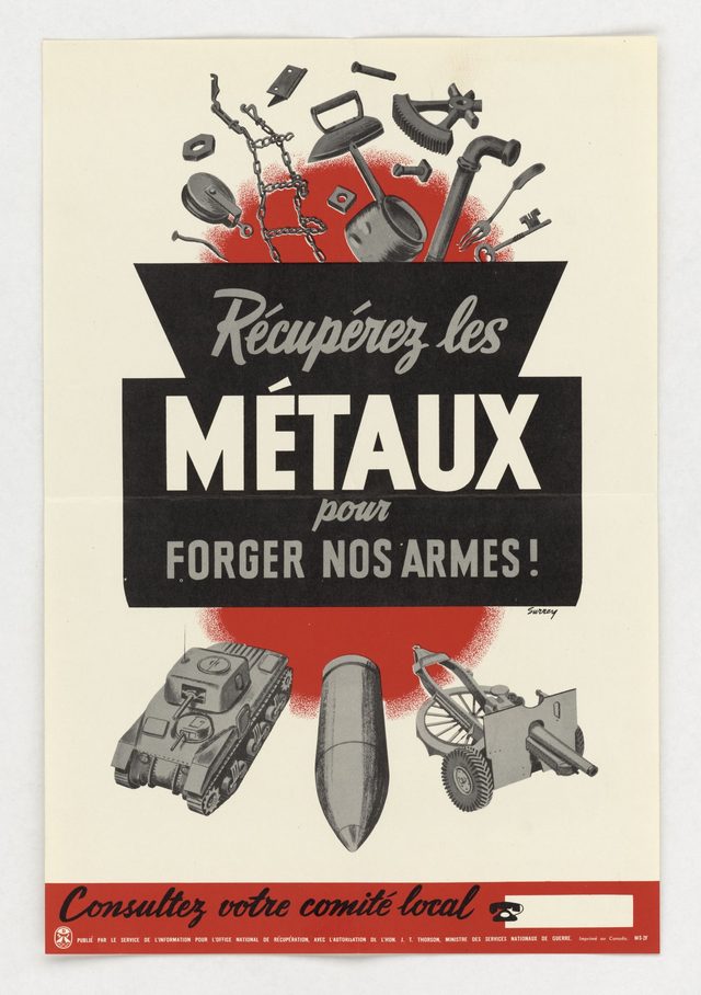 Récupérez les Métaux pour Forger nos Armes! [Salvage metals to forge our weapons!]
