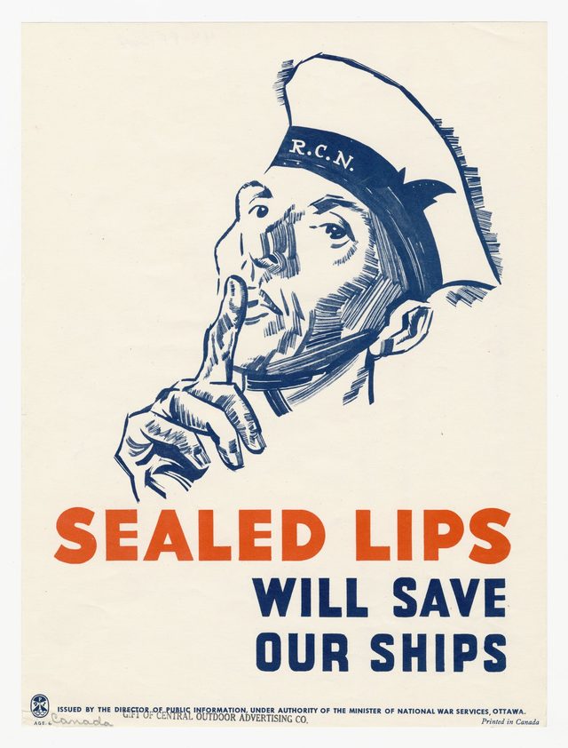 Sealed Lips Will Save Our Ships
