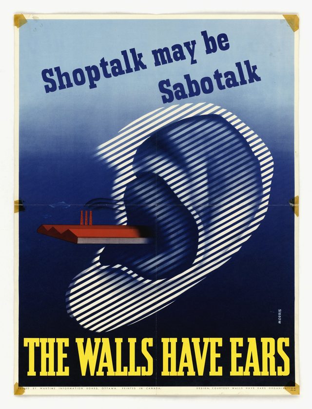 Shoptalk may be Sabotalk: The Walls have Ears