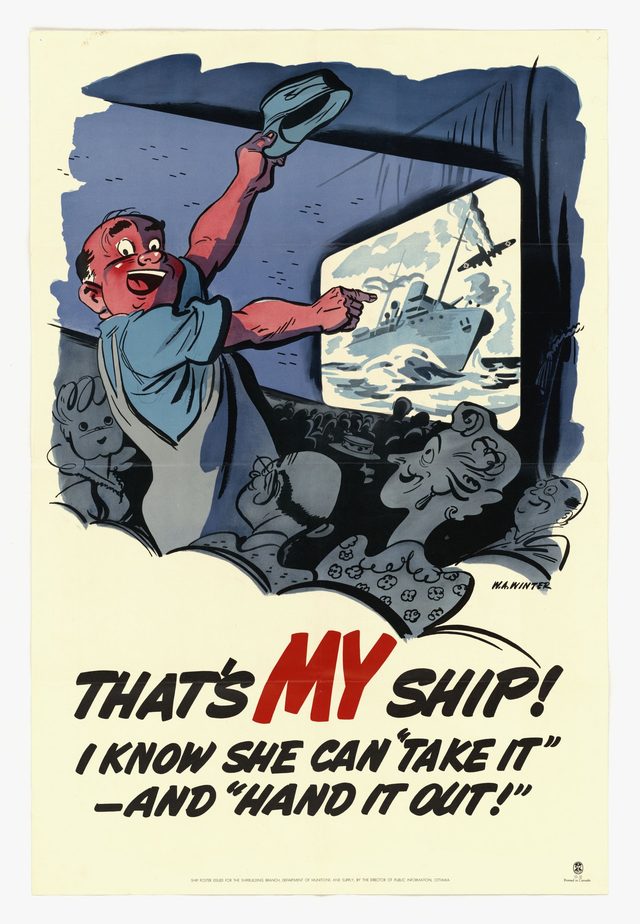 That's My Ship! I Know She Can 'Take It' and 'Hand It Out!'