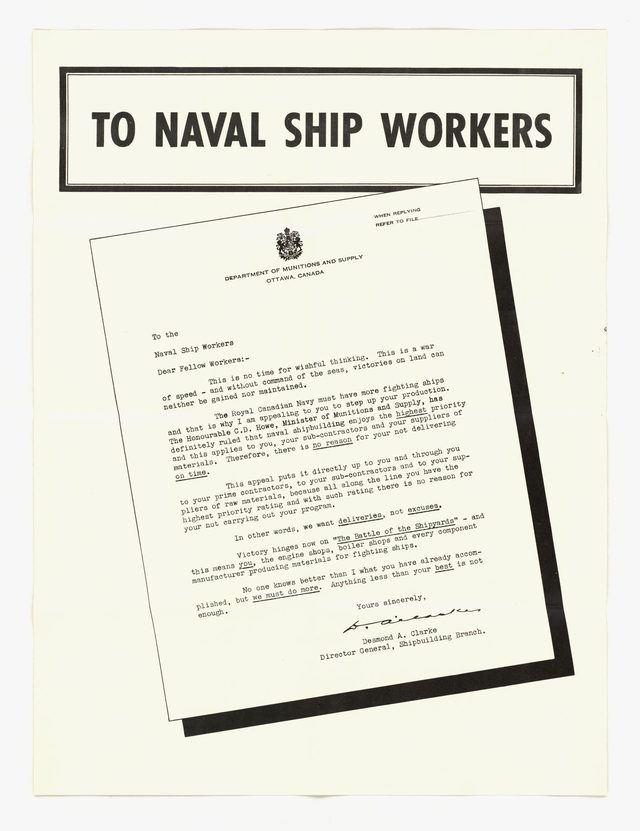 To Naval Ship Workers