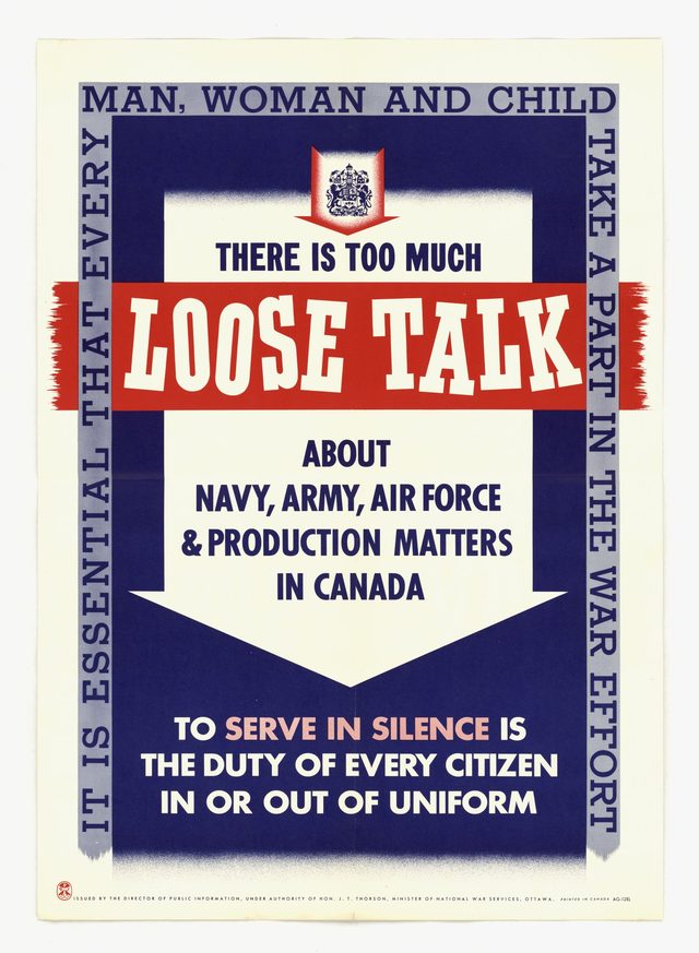 There Is Too Much Loose Talk