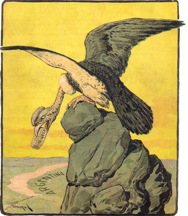 Chile como el cuervo de la fábula (Chile as the Raven of the Fable)