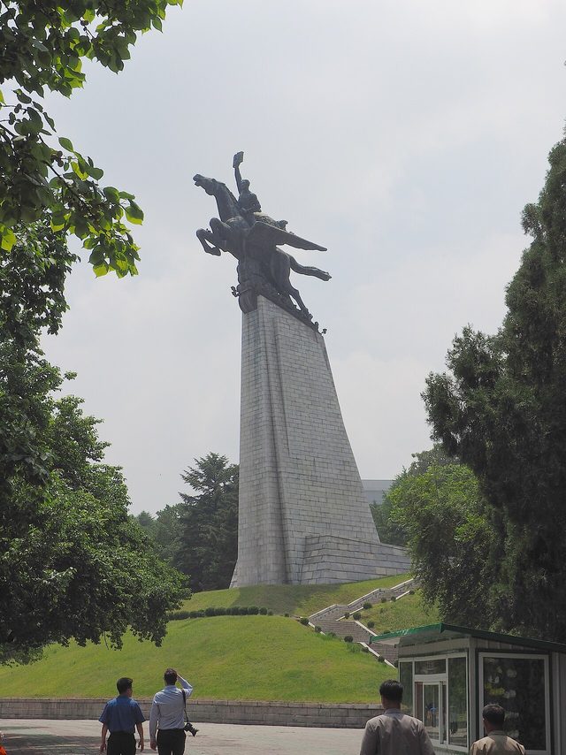 Chollima Statue, Mansu Hill, Pyongyang (photographed 2014)