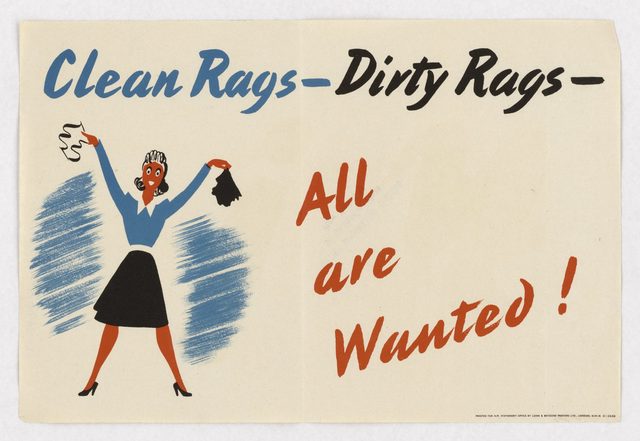 Clean Rags - Dirty Rags - All Are Wanted!